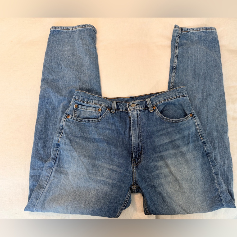 Levi's 505 Blue Denim Jeans 36x34
